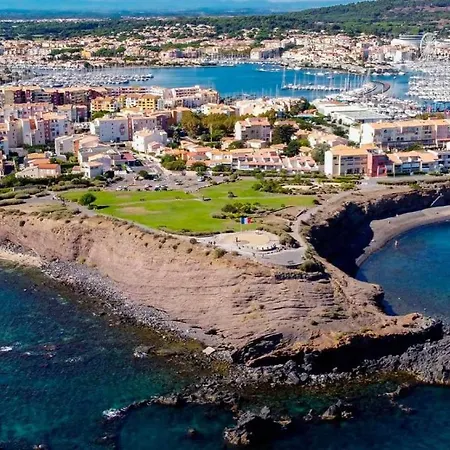 T2 Avec Balcon & Vue Port ,clim, Plages A Pied